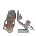auriga vrouwen Menbur 0RLN2849 zilver sandalen - Image 6