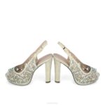 balanello vrouwen Menbur 0RLN4054 beige hoge hakken - Image 7