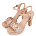 Baone vrouwen Menbur 0RLN4156 beige hoge hakken - Image 3