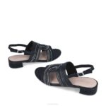 basilicum vrouwen Menbur 0RLN437 zwart casual chique schoen - Image 7