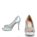 bellisio vrouwen Menbur 0RLN4077 zilver hoge hakken - Image 6