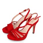 bloot vrouwen Menbur 0RLN3236 rood casual chique schoen - Image 3