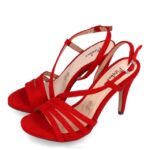 bloot vrouwen Menbur 0RLN3236 rood casual chique schoen - Image 7