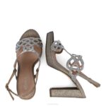 bootti vrouwen Menbur 0RLN5004 beige hoge hakken - Image 2