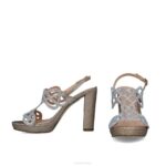 bootti vrouwen Menbur 0RLN5004 beige hoge hakken - Image 6