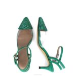 braulinen vrouwen Menbur 0RLN232 groente casual chique schoen - Image 2