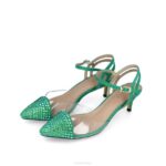 braulinen vrouwen Menbur 0RLN232 groente casual chique schoen - Image 3