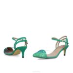 braulinen vrouwen Menbur 0RLN232 groente casual chique schoen - Image 5
