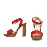 Brescello vrouwen Menbur 0RLN3049 rood casual chique schoen - Image 6