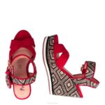 castello vrouwen Menbur 0RLN3192 rood casual chique schoen - Image 2