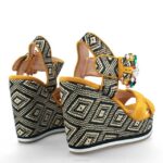 castello vrouwen Menbur 0RLN3193 geel casual chique schoen - Image 4