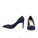 eretie vrouwen Menbur 0RLN5863 donkerblauw middelhoge en lage hakken - Image 6