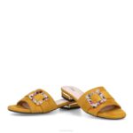 hartstocht vrouwen Menbur 0RLN3161 geel casual chique schoen - Image 7