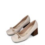koraal vrouwen Menbur 0RLN5623 beige middelhoge en lage hakken - Image 3
