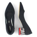 linduno vrouwen Menbur 0RLN378 zwart casual chique schoen - Image 2