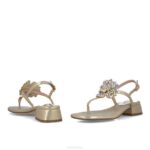 reticulum vrouwen Menbur 0RLN55 goud sandalen - Image 4