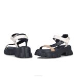 slangen vrouwen Menbur 0RLN157 zwart sandalen - Image 4